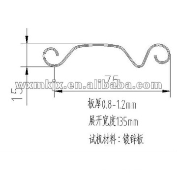 steel sheet roller shutter door forming machine